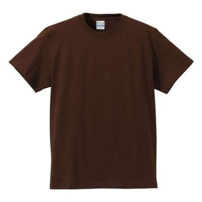 United Athle 5001綿Tシャツ 4L ダークブラウン 500101267 1袋(1個)（直送品）