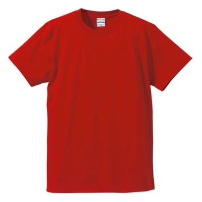 United Athle 5001綿Tシャツ 4L レッド 500101272 1袋(1個)（直送品）