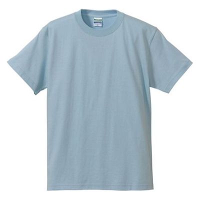 United Athle 5001綿Tシャツ 4L ライトブルー 500101288 1袋(1個)（直送品）