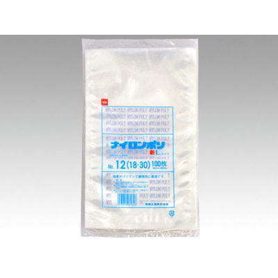 福助工業 真空袋 ナイロンポリ 新Lタイプ No.12 (18-30) 700118 1袋(100個)（直送品）
