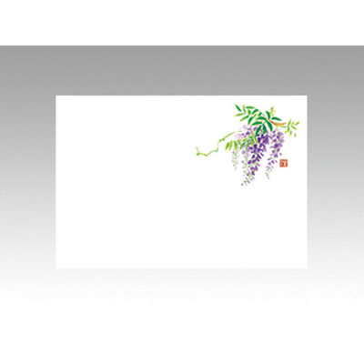 カミイソ産商 テーブルマット 尺3寸 No.293 山藤 72000293 1袋(100枚)（直送品）