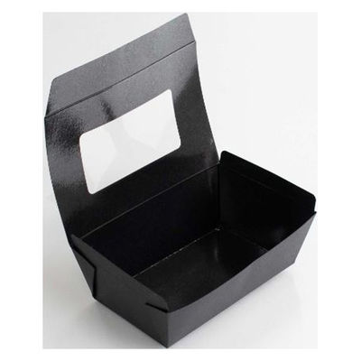 北原産業 紙製容器 テイクボックス100FBB(PP)窓付 CE20707 500枚(25枚×20)（直送品）