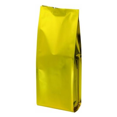 コーヒー用袋 COT-910 インナーバルブ付200g用ガゼット袋 ゴールド 1000枚(100枚×10)（直送品）