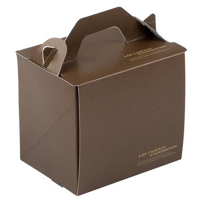 ヤマニパッケージ  ケーキ箱 サイドオープンキャリー アメール #4 DE-244 400箱(50箱×8)（直送品）