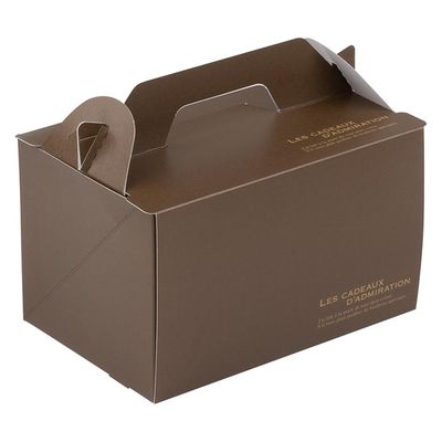 ヤマニパッケージ  ケーキ箱 サイドオープンキャリー アメール #6 DE-246 300箱(50箱×6)（直送品）