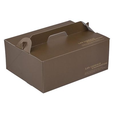 ヤマニパッケージ  ケーキ箱 サイドオープンキャリー アメール #9 DE-249 100箱(25箱×4)（直送品）