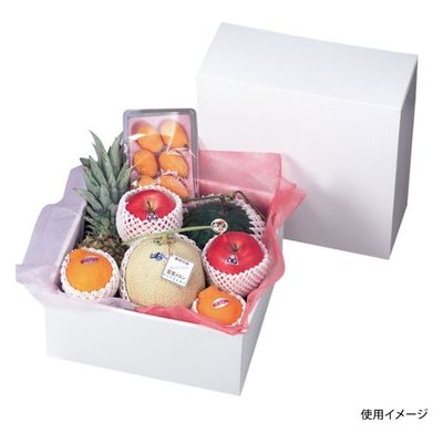 ヤマニパッケージ 青果用贈答箱 ホワイト330角 深口 LT-G9F 30箱（1箱×30）（直送品）