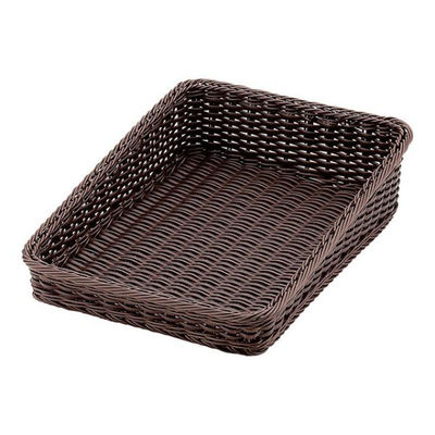 トーダイ 樹脂バスケット BB-K4030-DBRベーカリーバスケット 斜め30型 010K30DB 1袋(1個)（直送品）