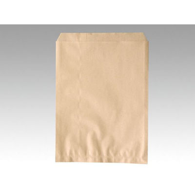 大阪ポリエチレン販売 パン・和洋菓子袋 No.216 無地未晒耐油平袋(茶) 2号 7320 1袋(100個)（直送品）