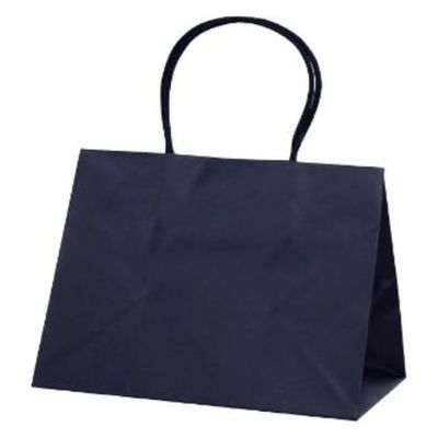 ベルベ  手提袋 マットバッグ KSワイド ネイビー 1778 100枚(10枚×10)（直送品）