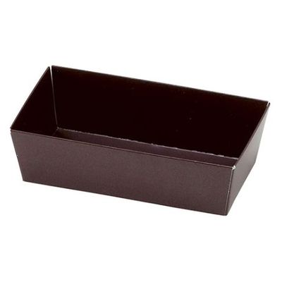 伊藤景パック産業 菓子容器 カラートレー110 ブラウン 伊藤景パック 5135142 1袋(100個)（直送品）