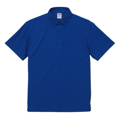 United Athle 2022-01ドライカノコポロシャツボタンダウン コバルトブルーXS 202201184 1袋(1個)（直送品）