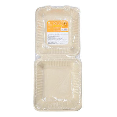 パックスタイル バガス容器 BBランチ 200-220(5枚入) 00678163 1袋(1個)（直送品）