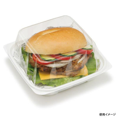 リスパック 軽食容器 バイオデリカ NT 15B 白 RHBD321 1袋(50個)（直送品）