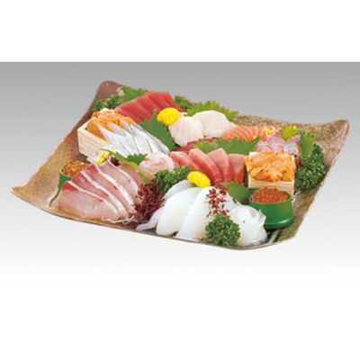 ニシキ 刺身・鮮魚容器 筑後(27)民芸陶器  2210274200 1袋（10枚）（直送品）