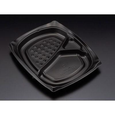 リスパック 饗ロマン80中皿2 黒 RHHR231 1袋(50個)（直送品）