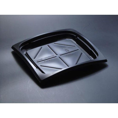 リスパック 惣菜容器 バイオデリカ リッジ19B 黒 RHBH312 1袋(50個)（直送品）