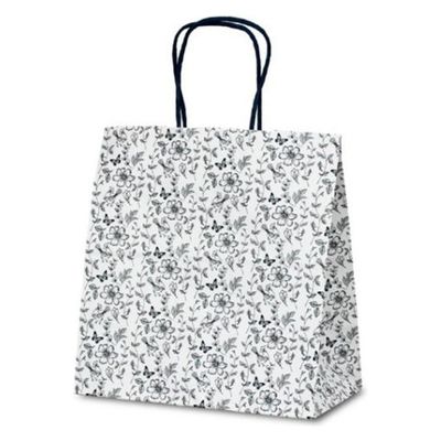 ベルベ 紙袋 自動紐手提袋 T-5W ボタリカ 1564 200枚（50枚×4）（直送品）