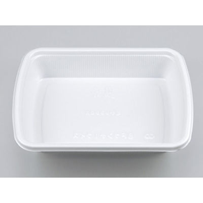 シーピー化成 弁当容器 BFランチ1ライスホワイト本体 0140901010075 1袋(50個)（直送品）