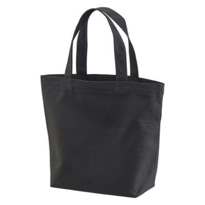 United Athle エコバッグ 1460-01 キャンバストートバッグ ブラック S 14600122 1袋(1個)（直送品）