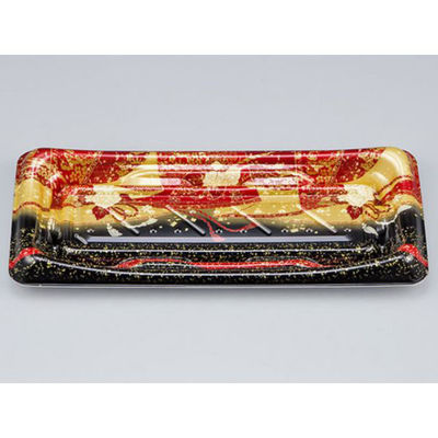 シーピー化成 寿司容器 SFうま皿15 優赤本体 0276915007085 1袋(50個)（直送品）