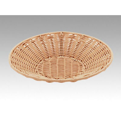 トーダイ 樹脂バスケット VT-300-IV丸型 トレー 30型 アイボリー 010V30IV 1袋(1個)（直送品）