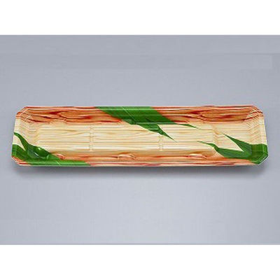 シーピー化成 トレー 新匠 ウナギ35-10 笹木目 0536035101470 1袋(50個)（直送品）