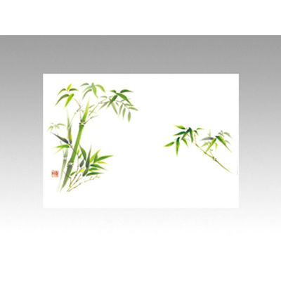 カミイソ産商 テーブルマット 尺3寸 No.271 青竹 72000271 1袋(100枚)（直送品）