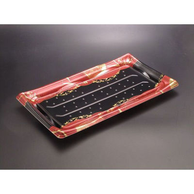 リスパック 寿司容器 誠24B はなまち赤 RSAD235 1袋(10個)（直送品）