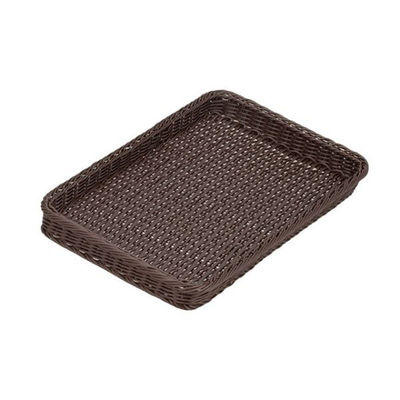 トーダイ 樹脂バスケット BB-4030-DBRベーカリーバスケット 薄型30型 010B30DB 1袋(1個)（直送品）