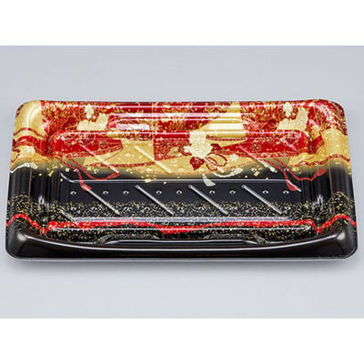 シーピー化成 寿司容器 SFうま皿25 優赤本体 0276925007085 1袋(50個)（直送品）