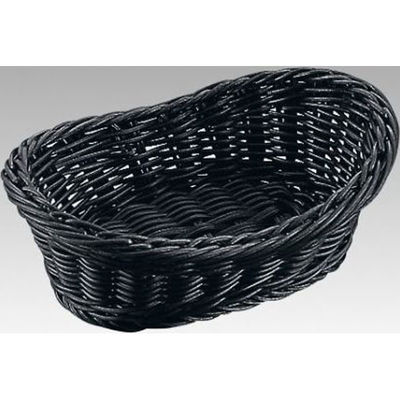 トーダイ 樹脂バスケット FG-530-BK舟型バスケット 20型 ブラック 01053020 1袋(1個)（直送品）