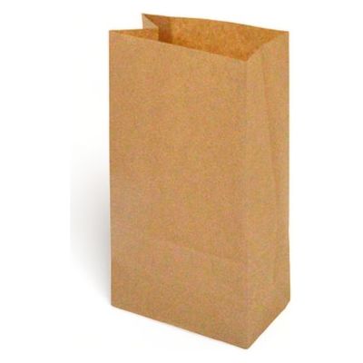 パックタケヤマ 紙袋 角底袋 ハイバッグ H3 未晒無地 XZT00380 1袋(100個)（直送品）