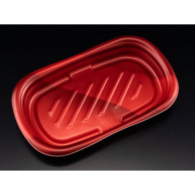 リスパック 惣菜容器 ホット ほんわか 25-15B ソワレレッド RLFH697 1袋(50個)（直送品）