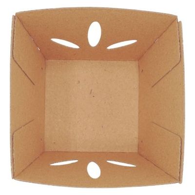 パックスタイル 青果・農産容器 テーパーボックス 11-11 未晒 00588642 1袋(25個)（直送品）