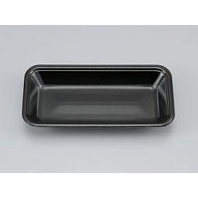 シーピー化成 トレー 新LL10-25S黒 0551210250525 1袋(100個)（直送品）