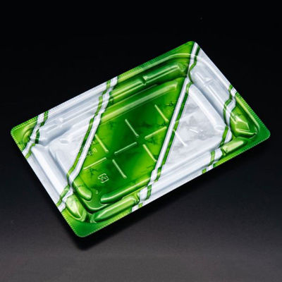 リスパック 惣菜容器 バイオデリカ優枠20-13B K-ルネ緑 RHBU654 1袋(50個)（直送品）