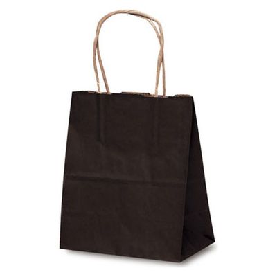 ベルベ 紙袋 自動紐手提袋 T-1 カラー(カカオ) 1112 1袋(25個)（直送品）