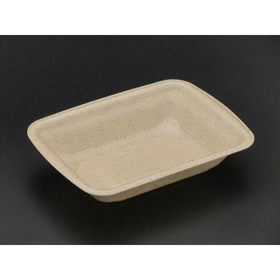 リスパック 丼容器 ホット RP 5-1B 石目茶W RLBA610 1袋(100個)（直送品）