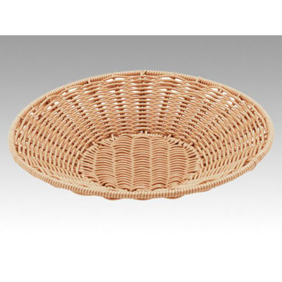 トーダイ 樹脂バスケット VT-500-IV丸型 トレー 50型 アイボリー 010V50IV 1袋(1個)（直送品）