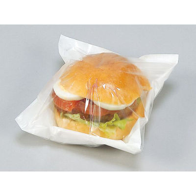福助工業 バーガー袋 カトラバーガー袋 No.16 無地 0564028 1袋(100個)（直送品）