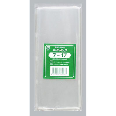 福助工業 OPP袋 オーピーパック テープなし 7-17 100枚入 0840173 1袋(1個)（直送品）