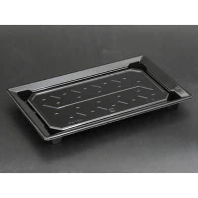 リスパック 寿司容器 バイオPET ふれあい25-15B 黒 FABP562 1袋(50個)（直送品）