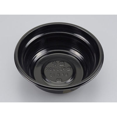 シーピー化成 どんぶり容器 BF丼12 黒つづみ本体 0142112001145 1袋(50個)（直送品）