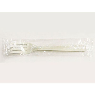 やなぎプロダクツ プラスチックフォーク 16cm ポリ完封  4331 1袋（100本）（直送品）