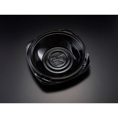 リスパック 丼容器 バイオPET 海専丼160B 黒 RRKS221 1袋(50個)（直送品）