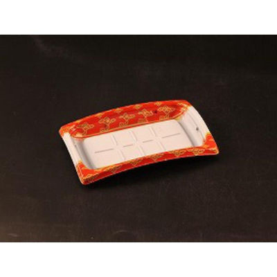 リスパック 惣菜容器 バイオデリカ リッジ18-12B 竜泉赤 RHBH699 1袋(50個)（直送品）