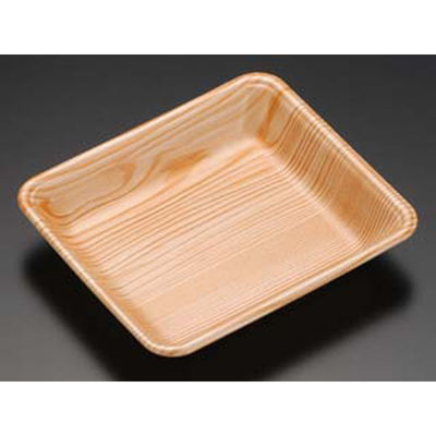 リスパック トレー J-20-17F 美人杉 FLFG294 1袋(100個)（直送品）