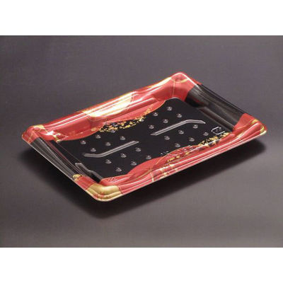 リスパック 寿司容器 誠08B はなまち赤 RSAD115 1袋(50個)（直送品）