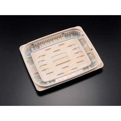 リスパック 惣菜容器 バイオデリカ キープ350B K-北山杉 RHIK666 1袋(50個)（直送品）